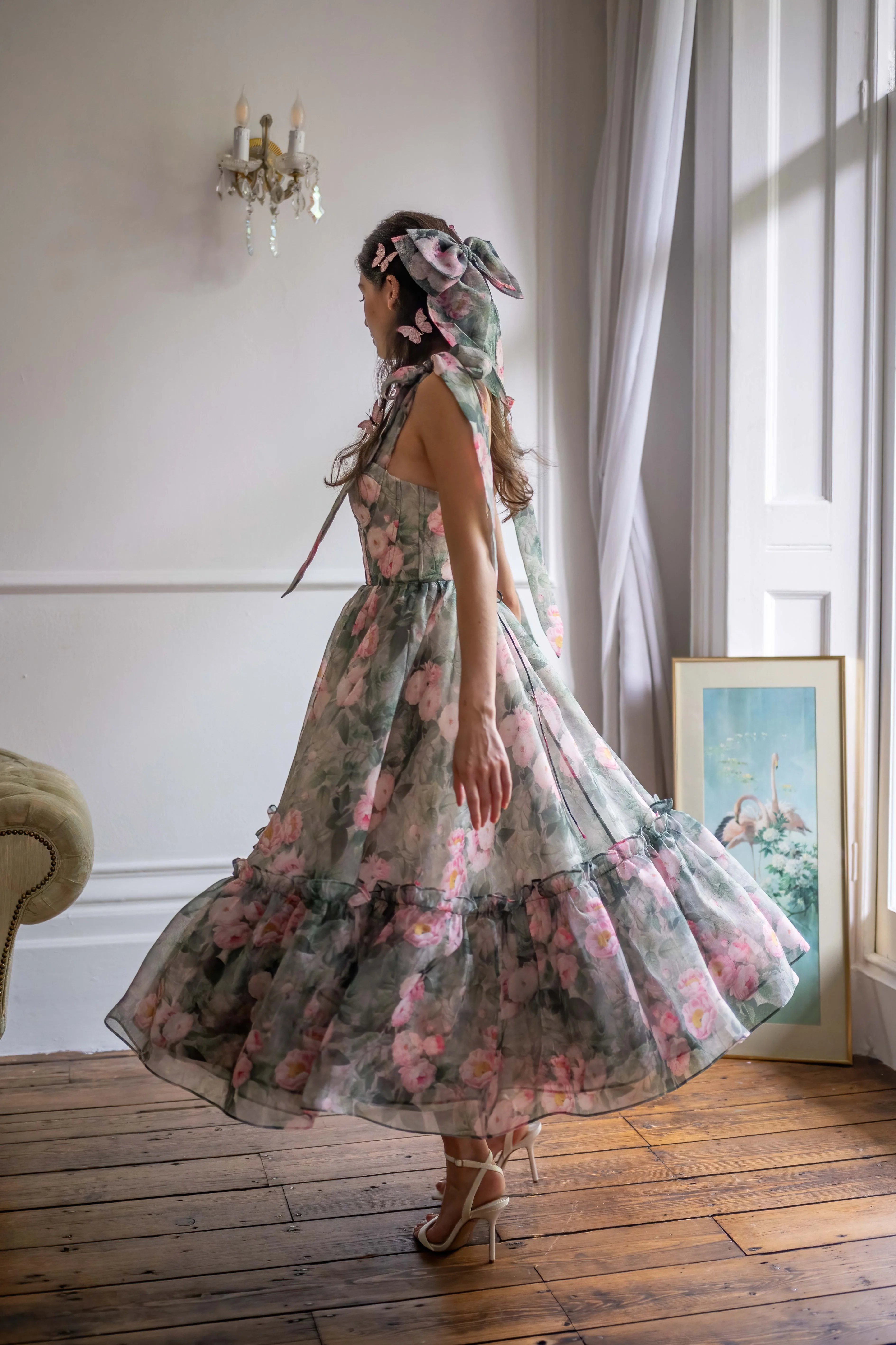 Peony Bouquet Symphony Dress - Image 11