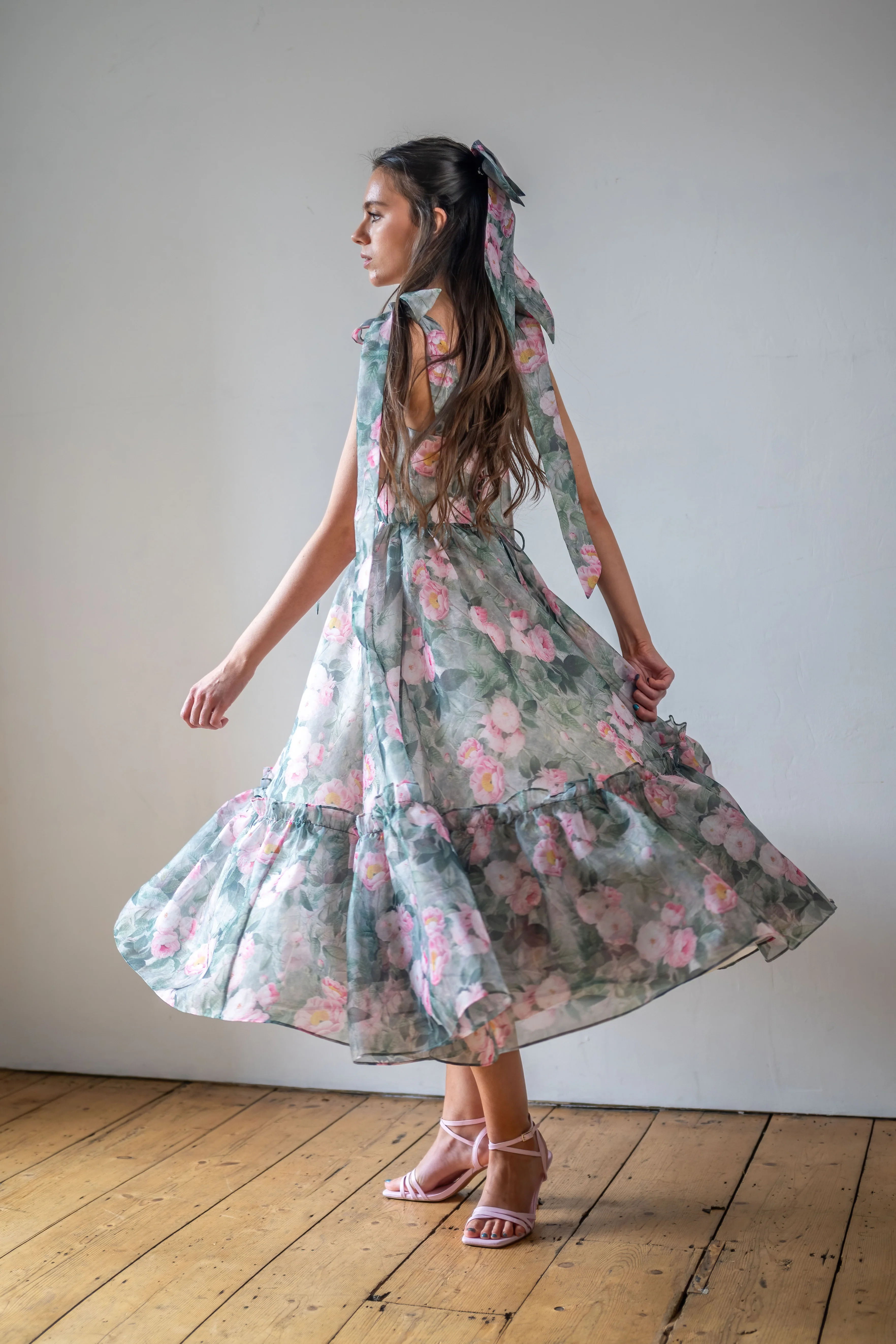 Peony Bouquet Symphony Dress - Image 13