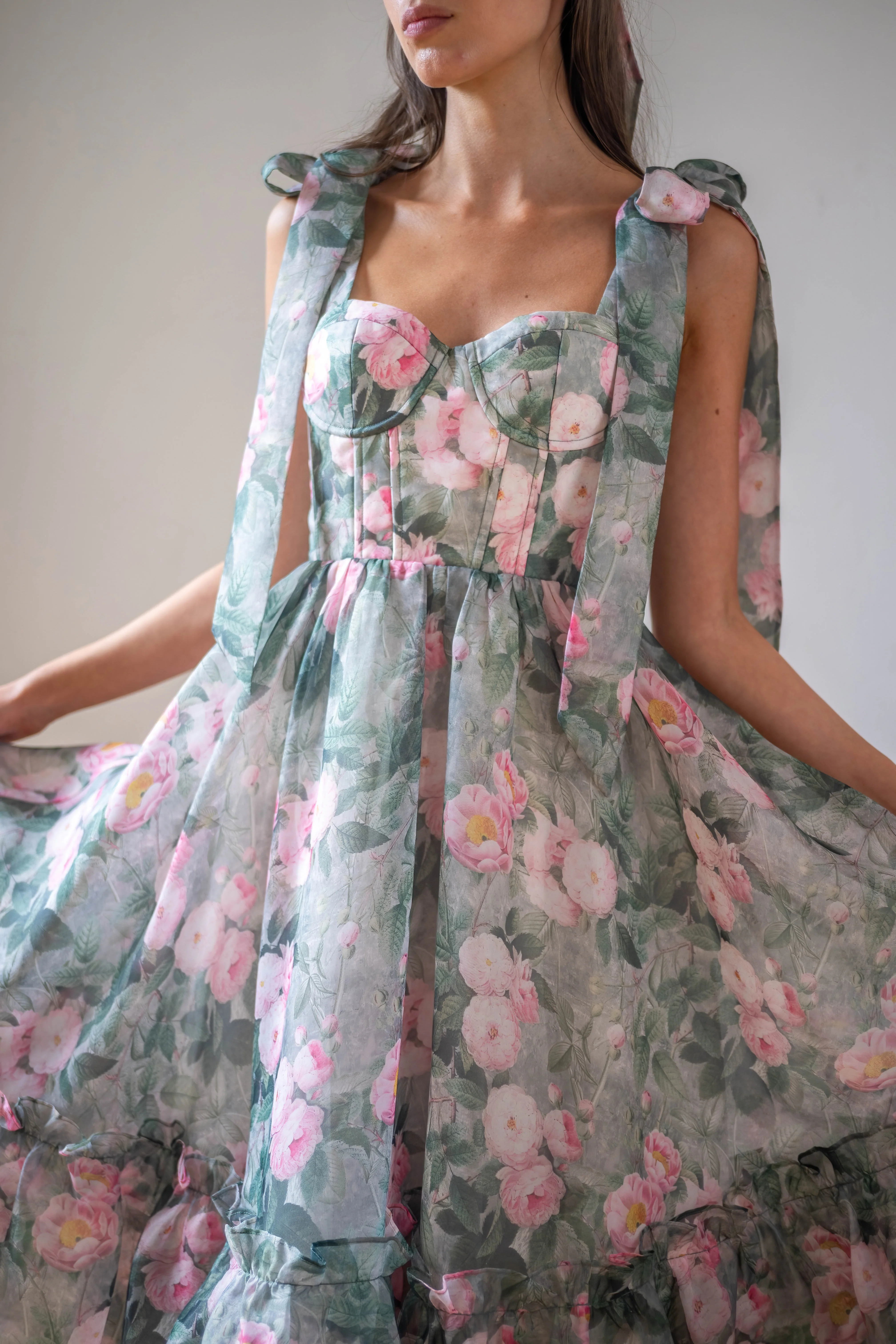 Peony Bouquet Symphony Dress - Image 17