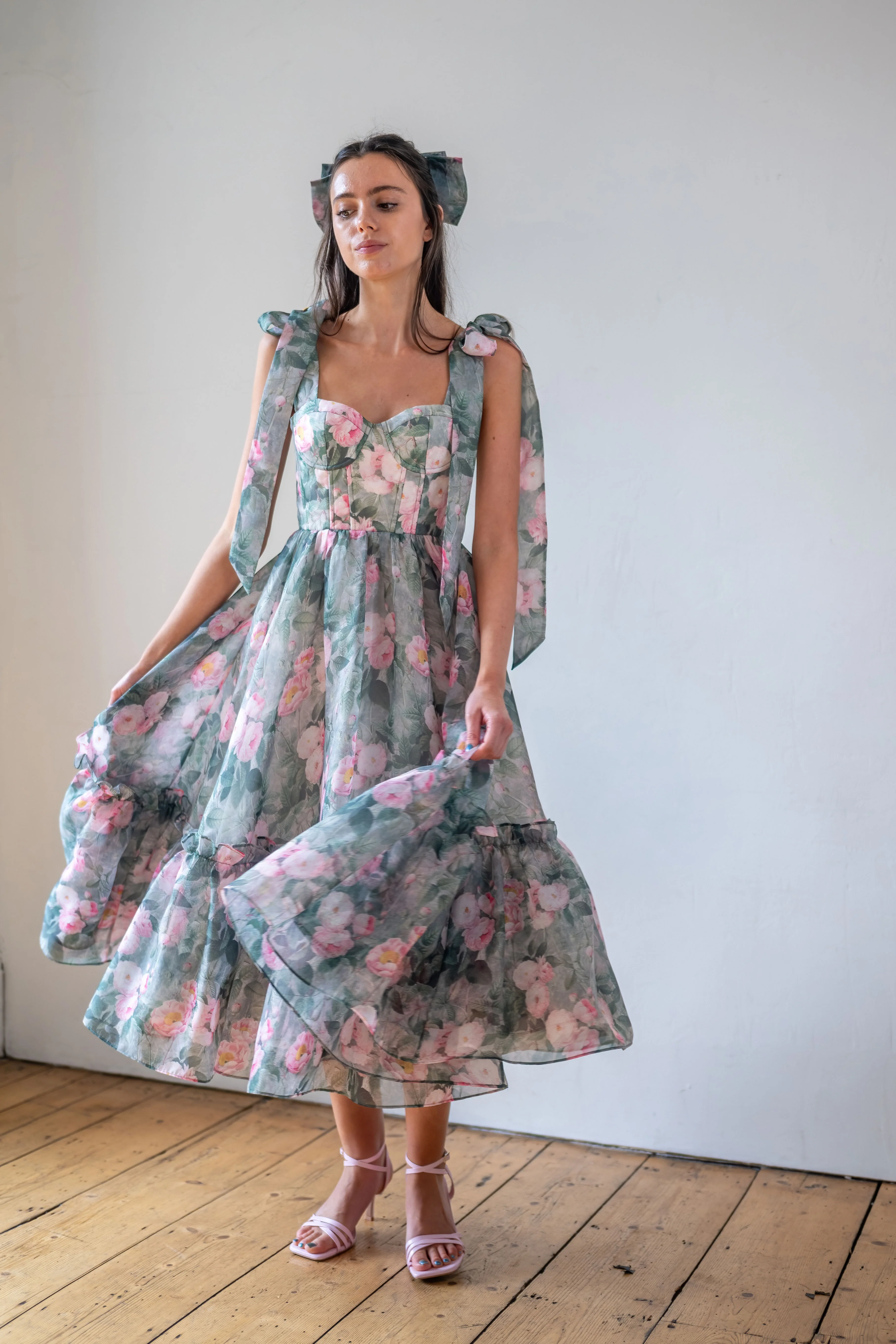 Peony Bouquet Symphony Dress - Image 18