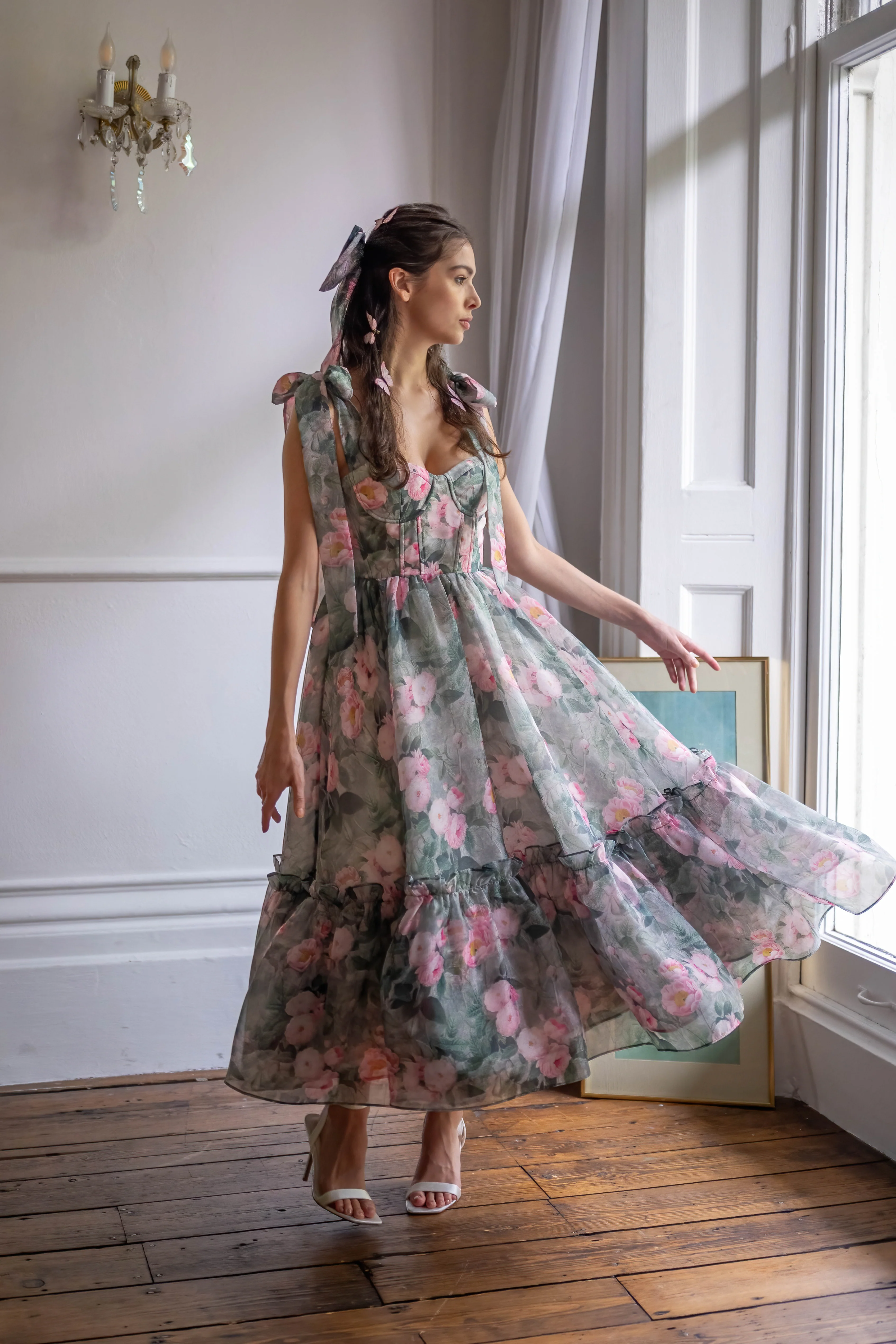 Peony Bouquet Symphony Dress - Image 20