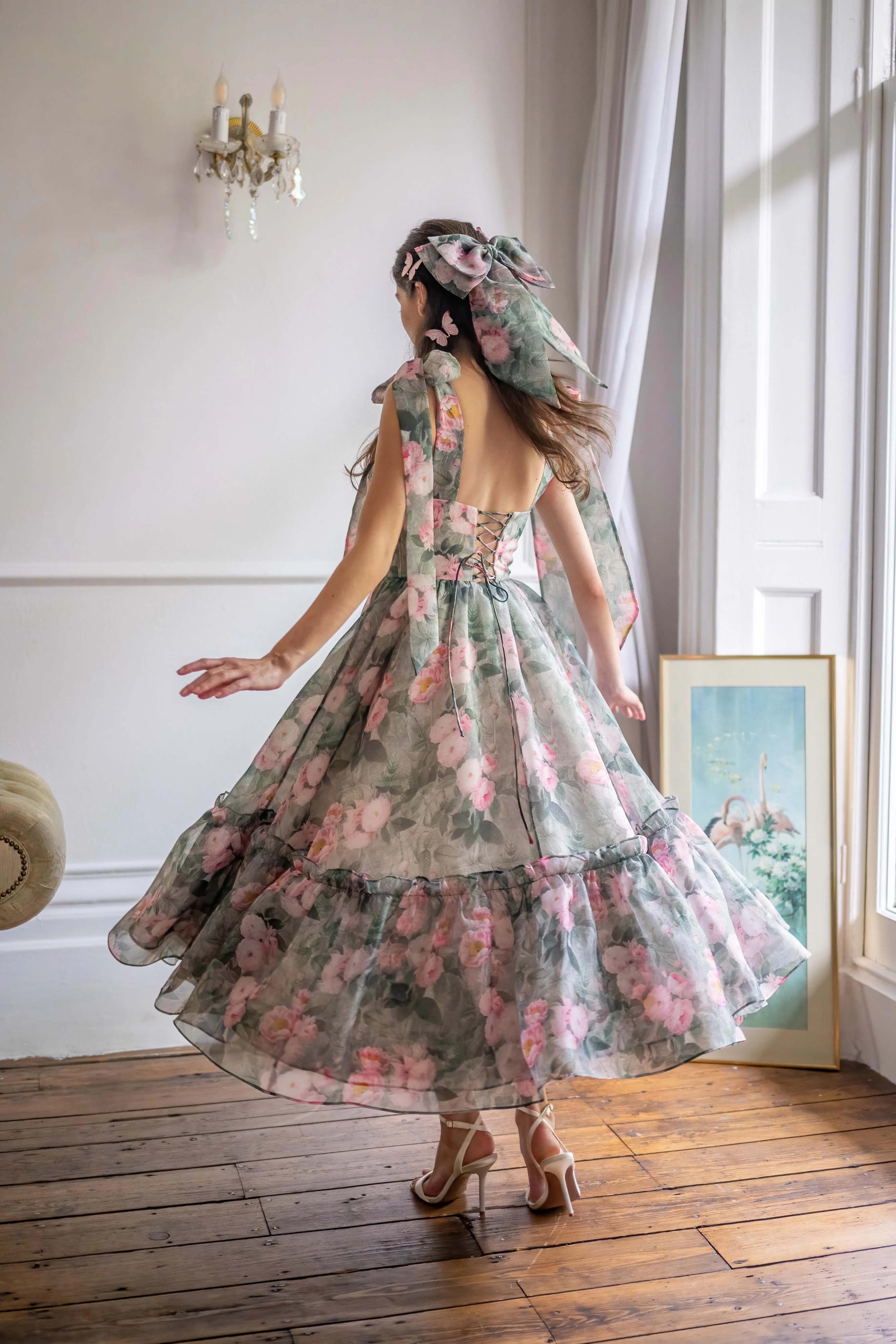 Peony Bouquet Symphony Dress - Image 22