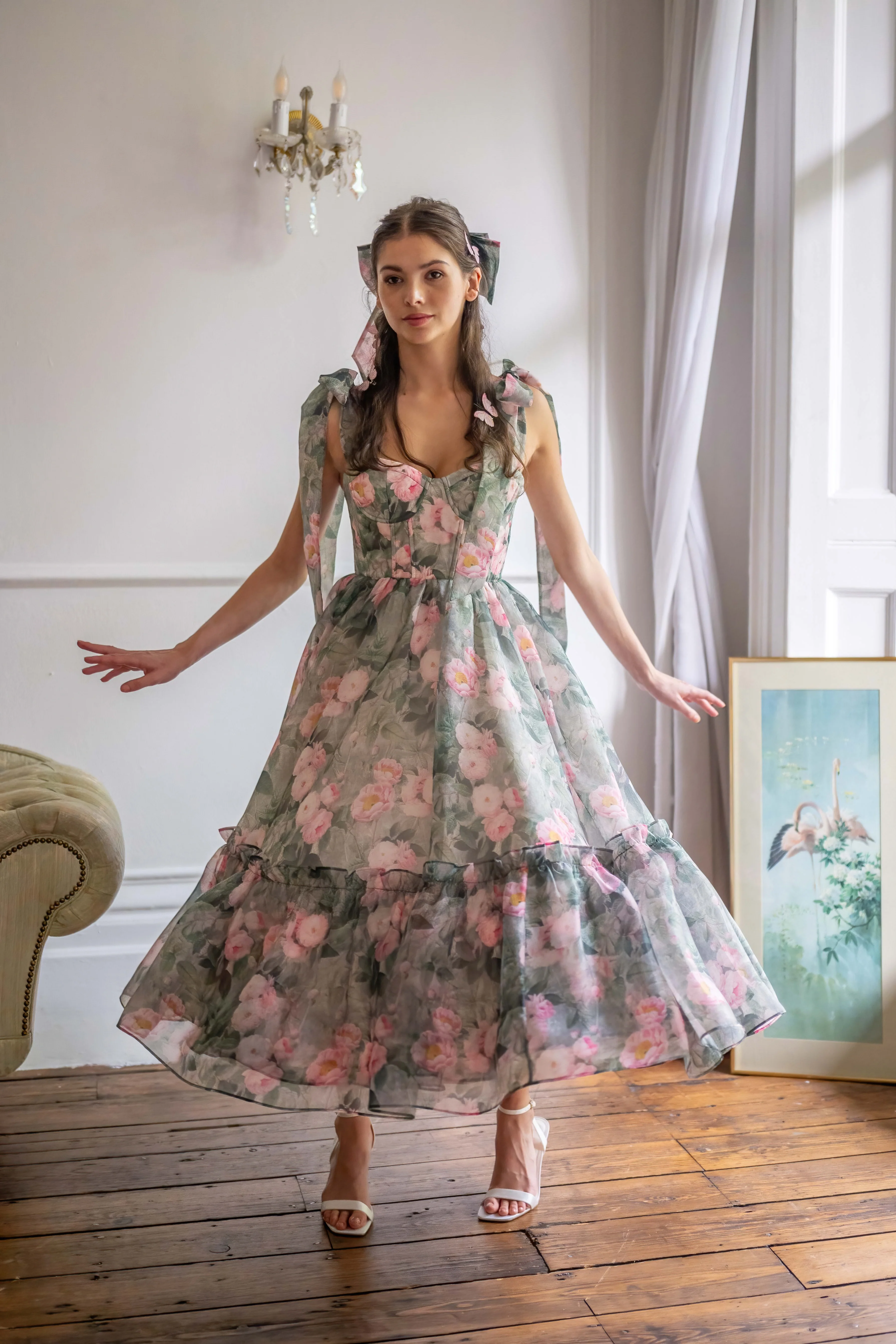 Peony Bouquet Symphony Dress - Image 5