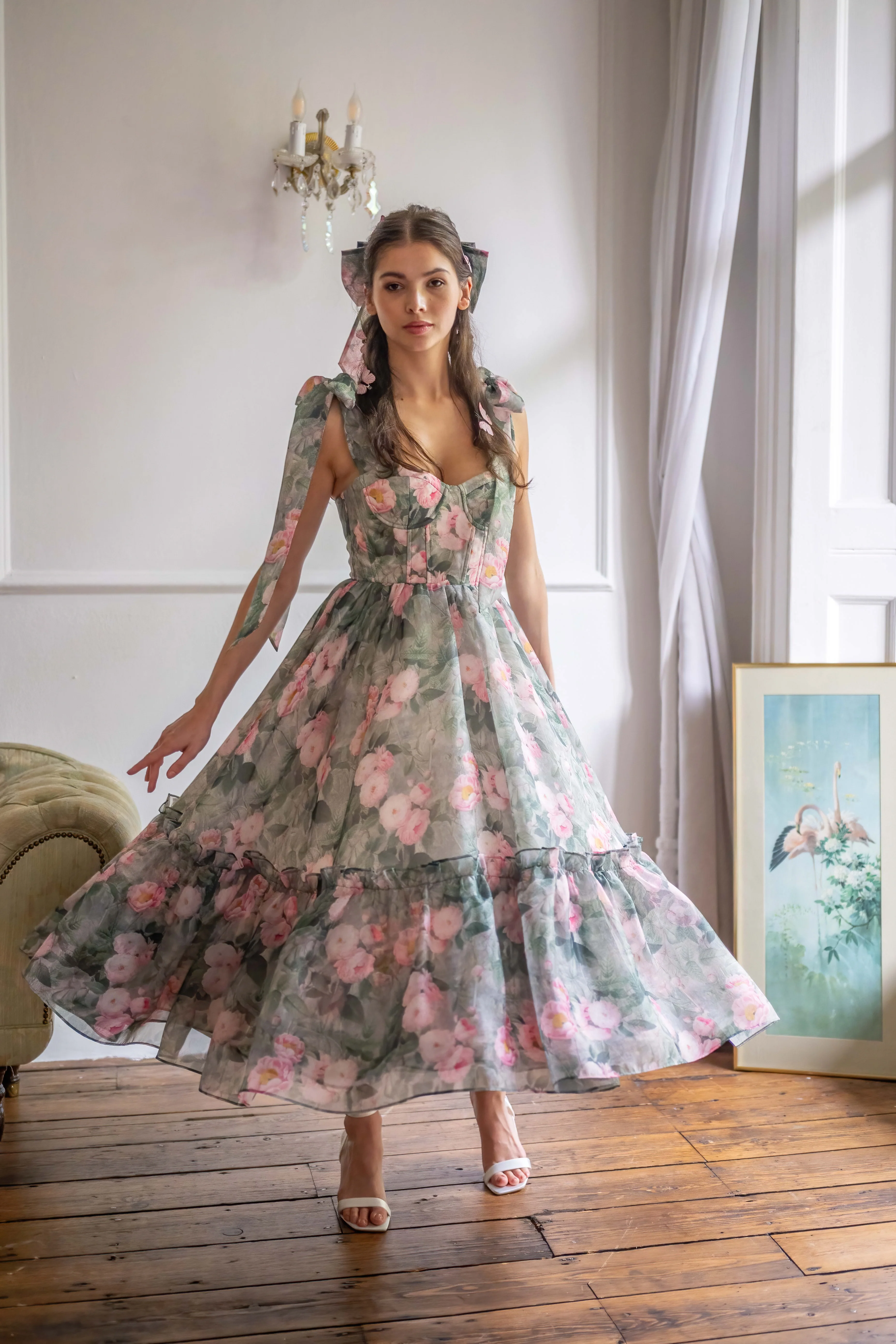 Peony Bouquet Symphony Dress - Image 7