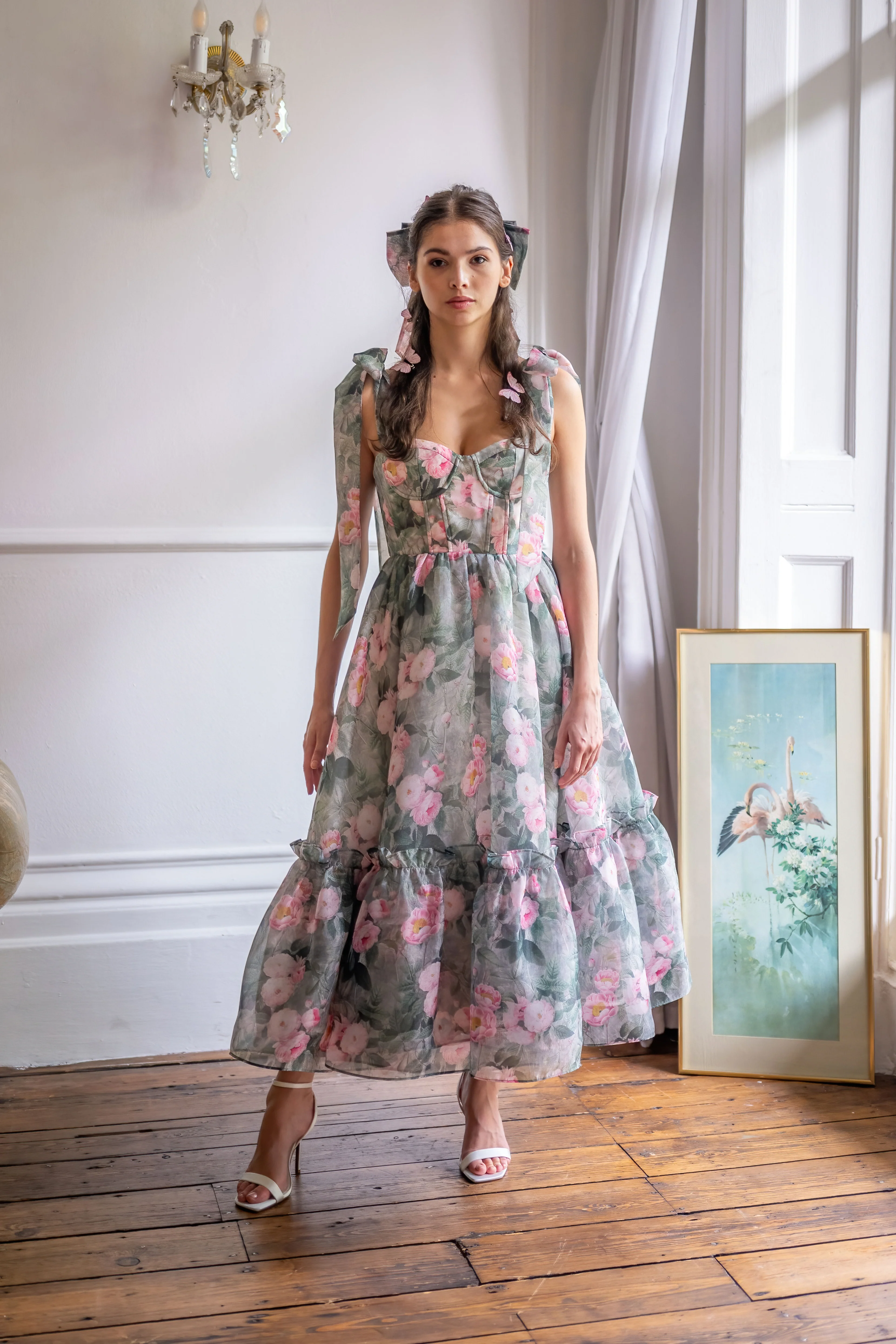 Peony Bouquet Symphony Dress - Image 8