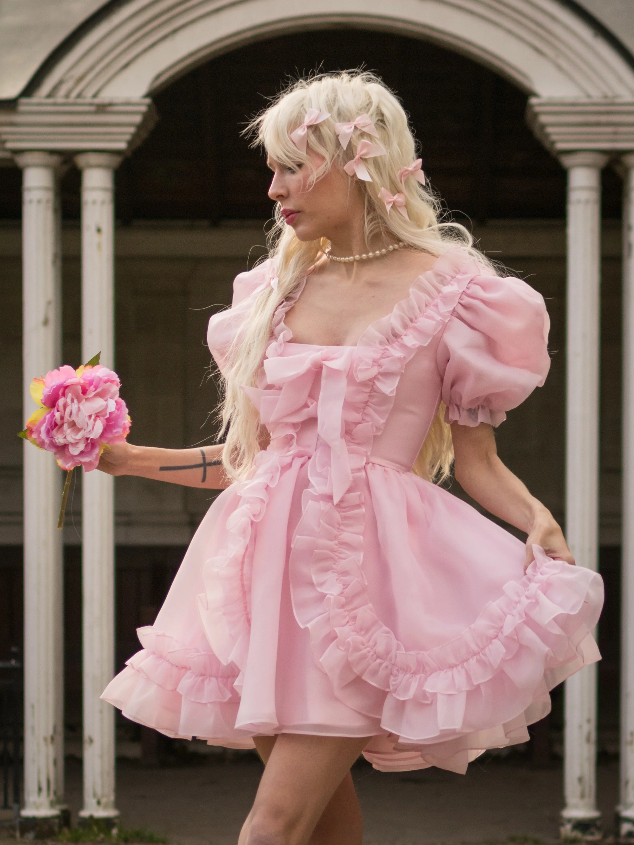 Prima Ballerina Mini Duchess Dress - Image 8