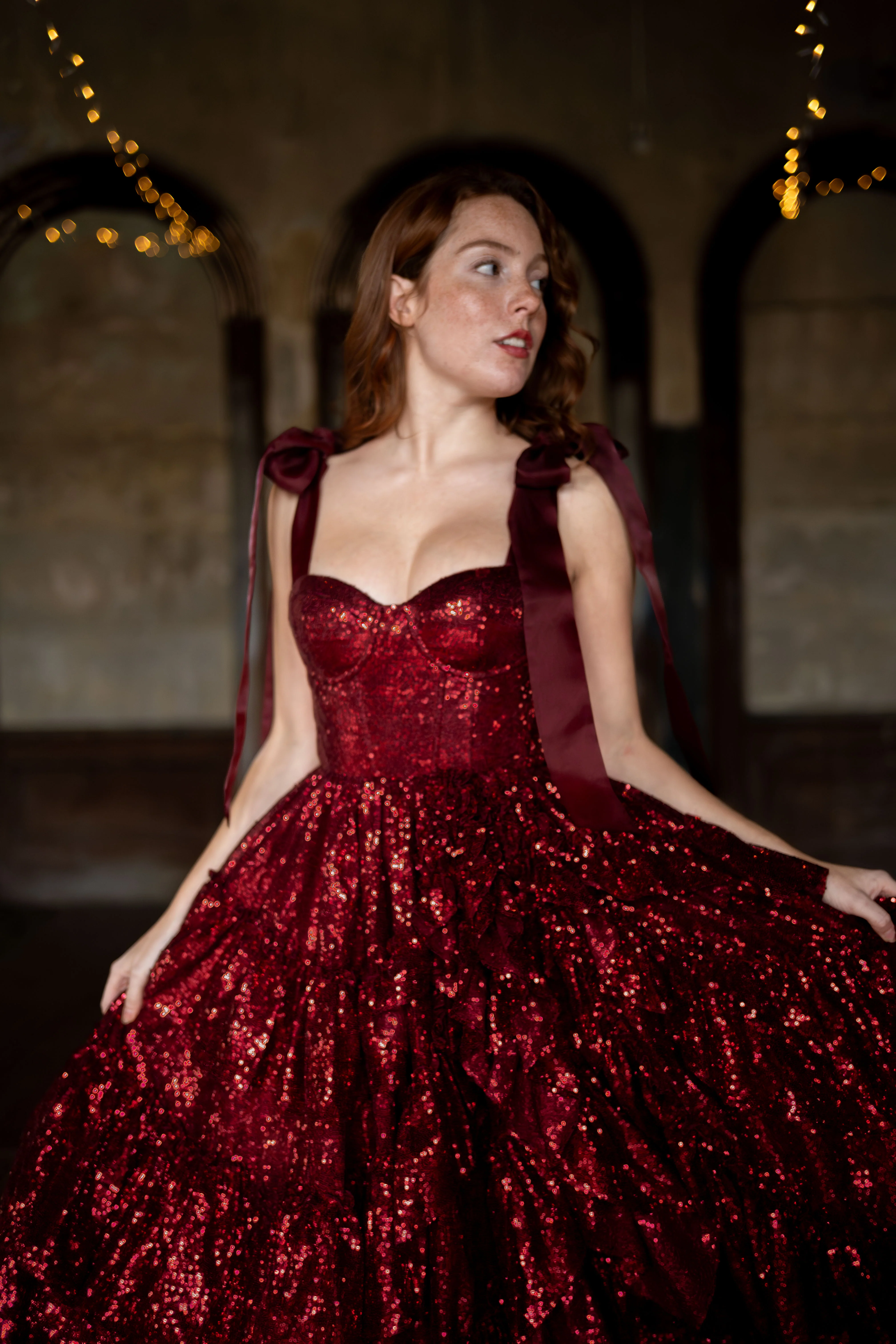 Rouge Étoile Muse Dress - Image 10