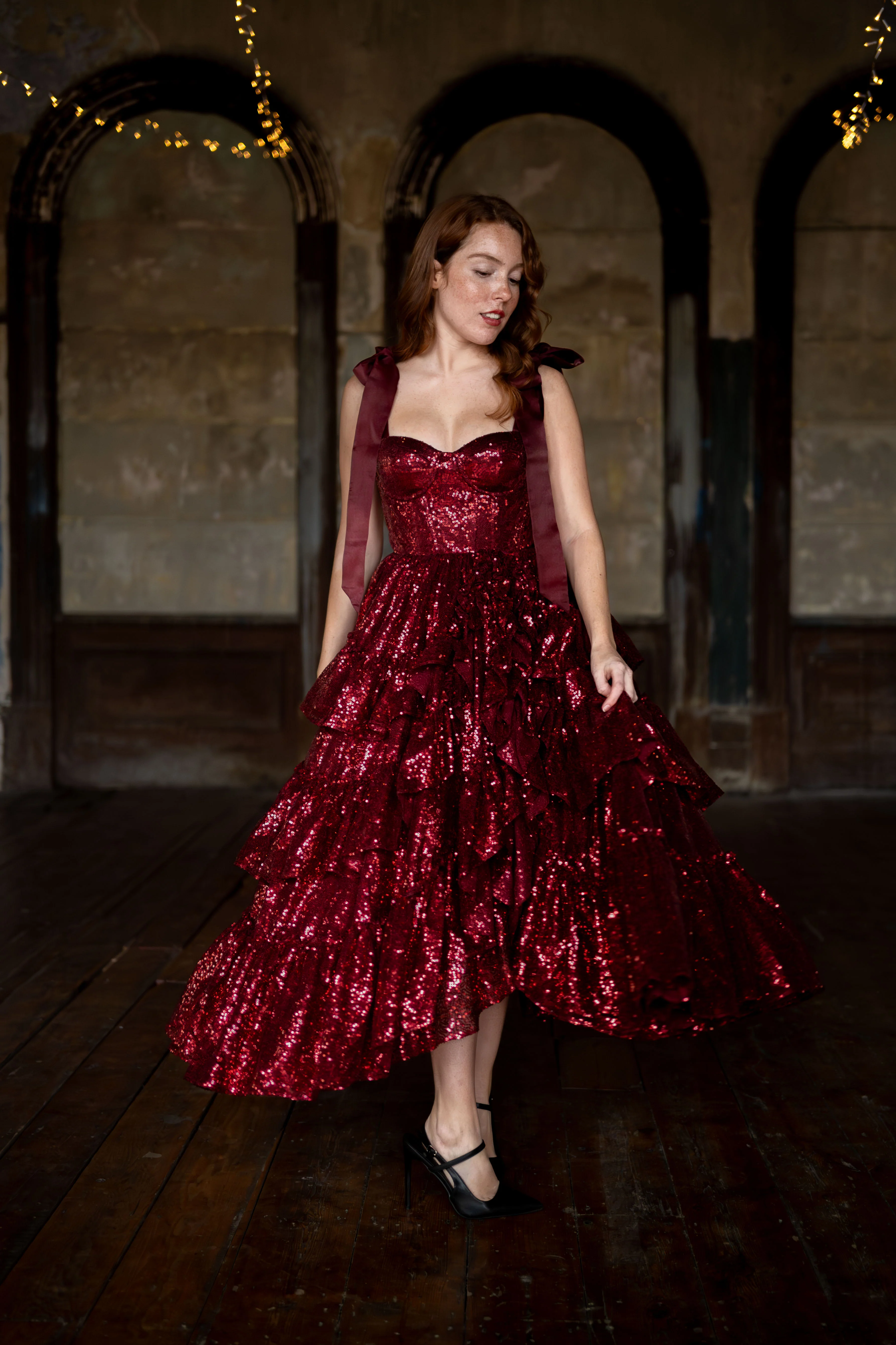 Rouge Étoile Muse Dress - Image 12