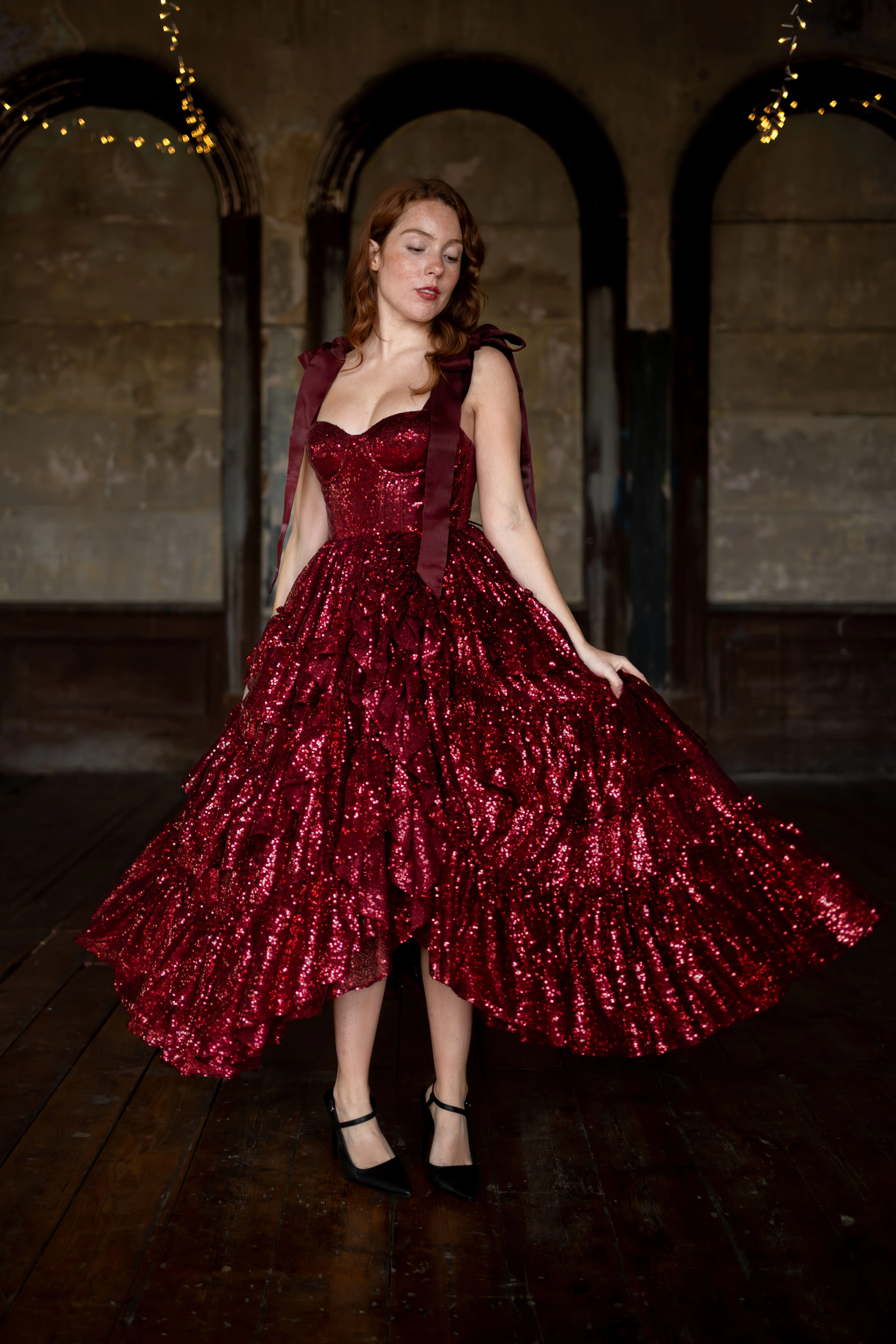 Rouge Étoile Muse Dress - Image 14