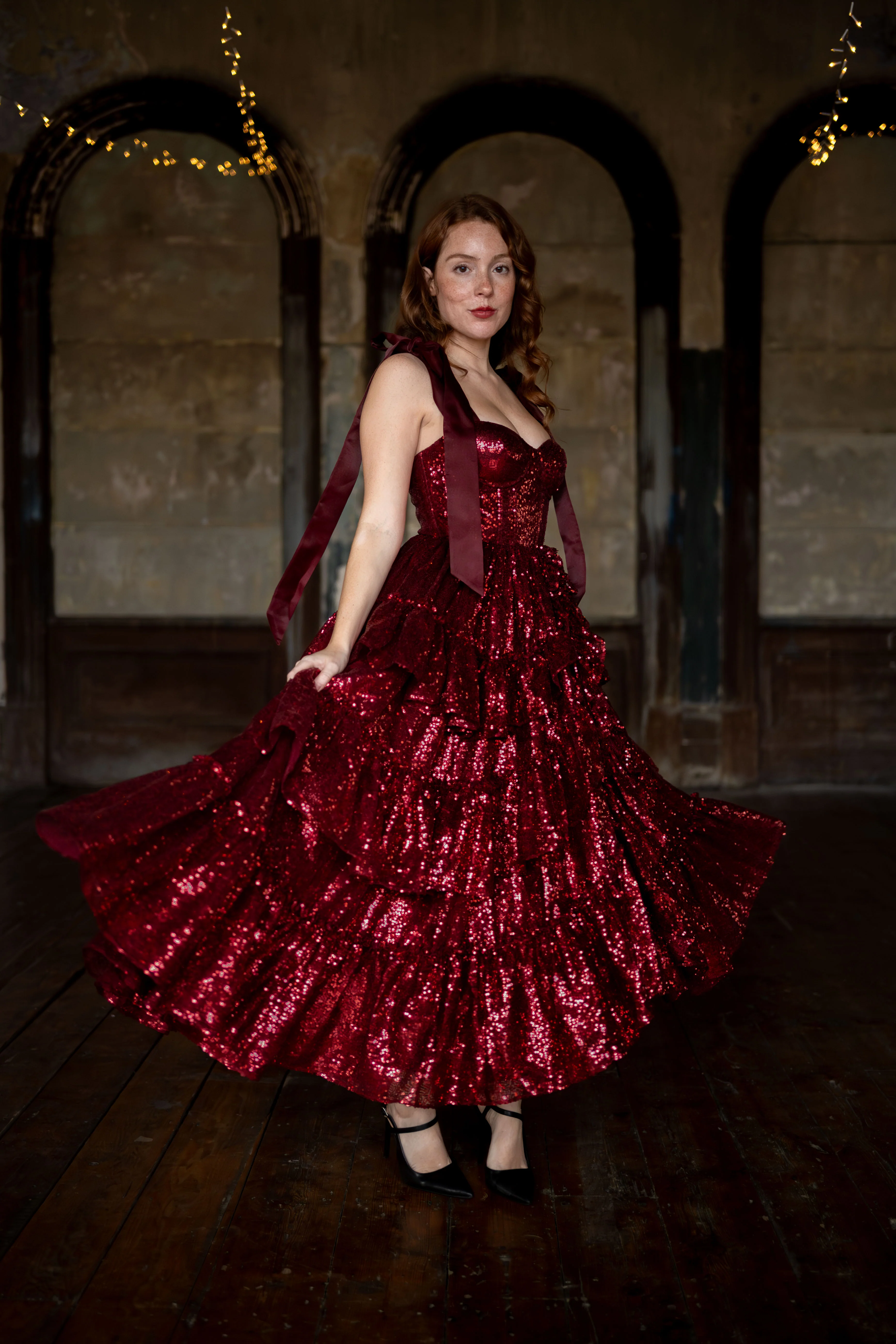 Rouge Étoile Muse Dress - Image 4