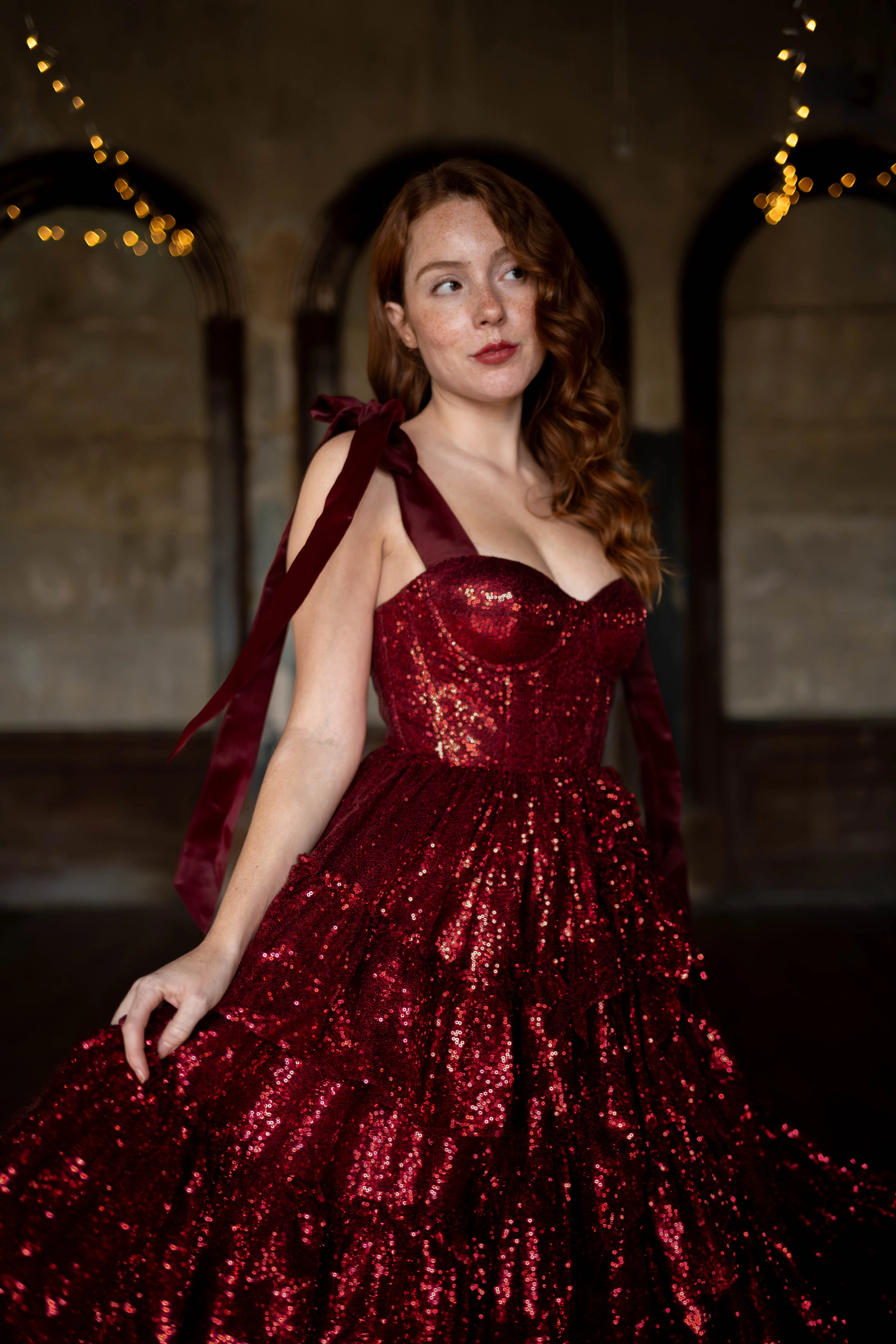Rouge Étoile Muse Dress - Image 6
