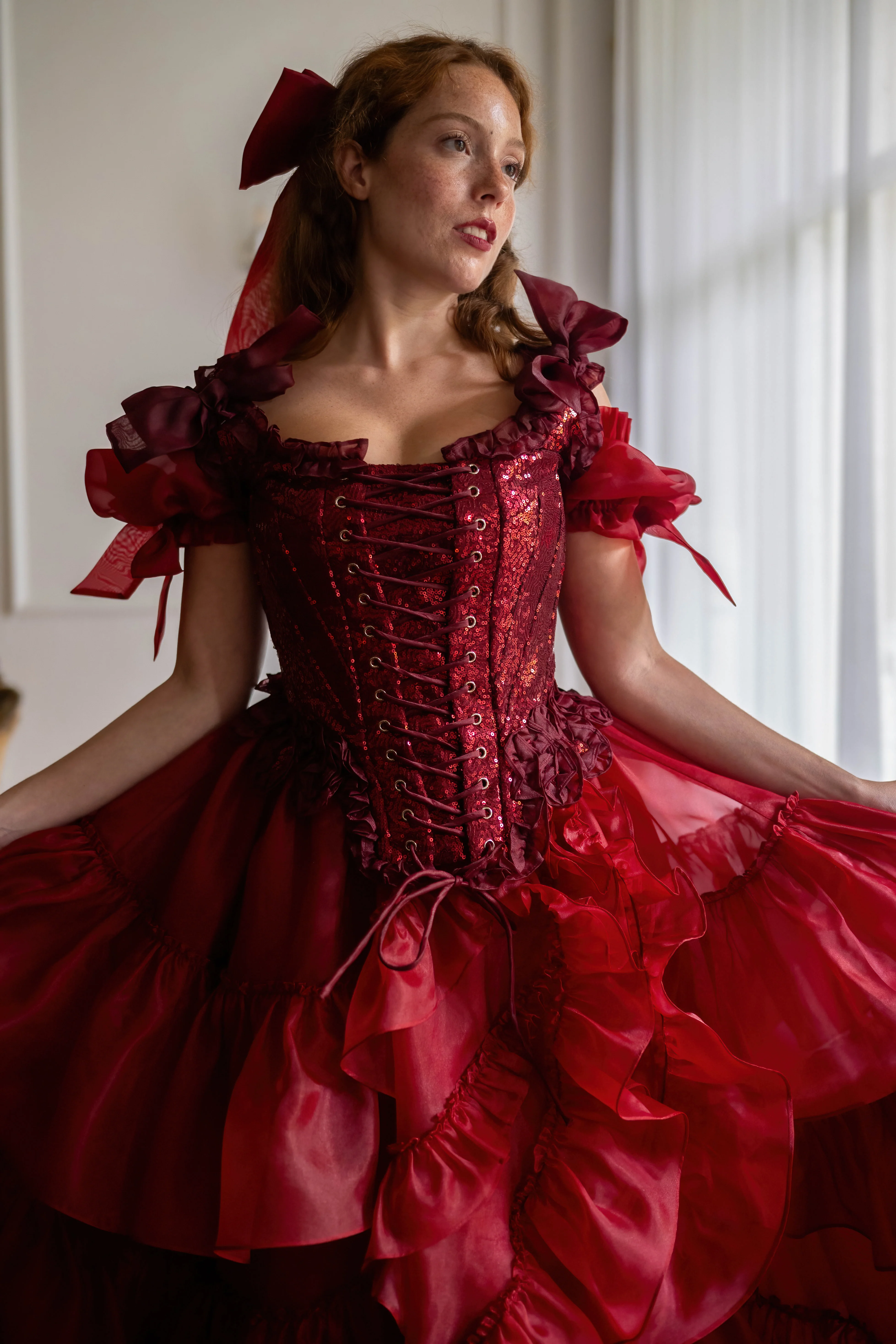 Rouge Étoile Pompadour Corset - Image 10