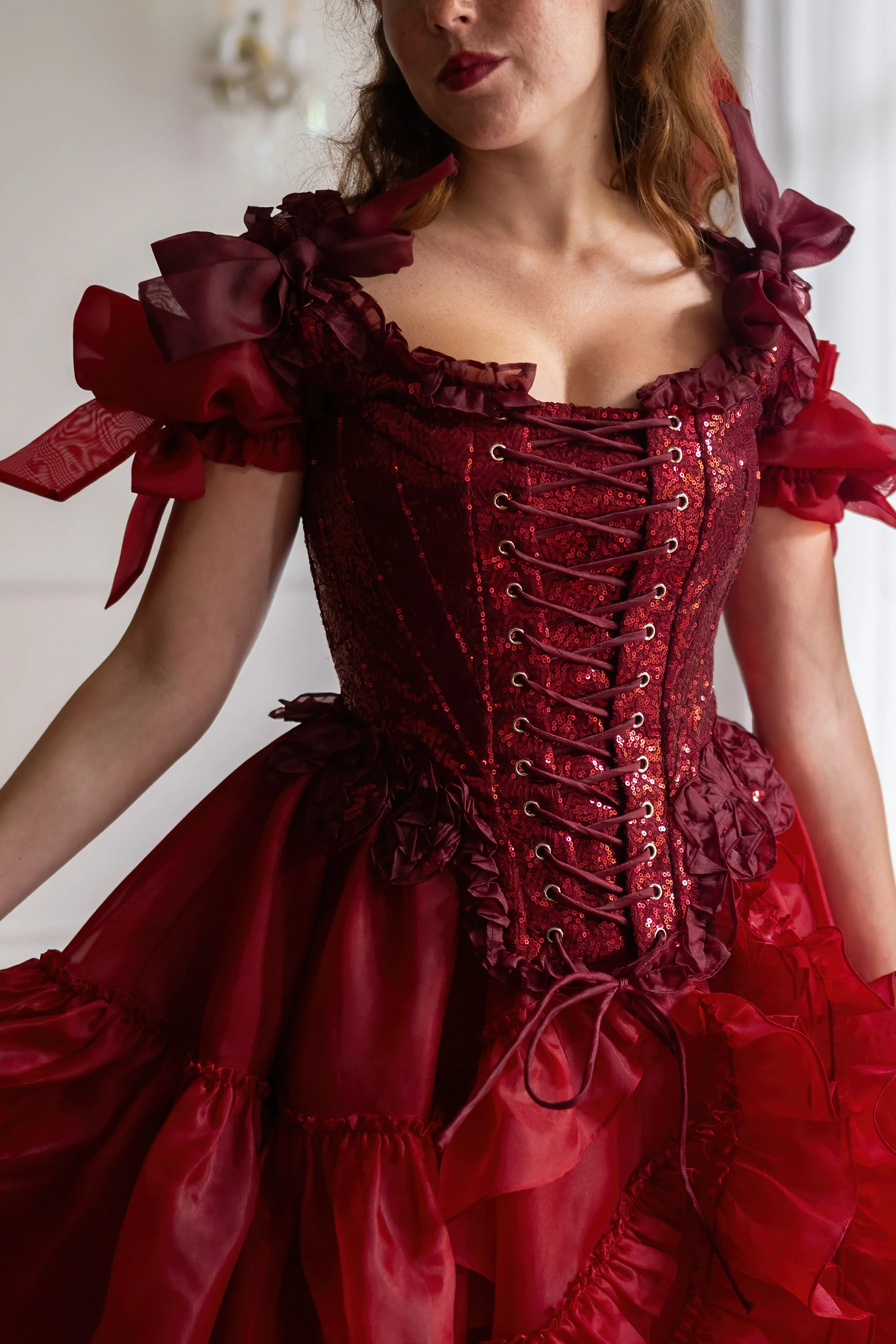 Rouge Étoile Pompadour Corset - Image 4
