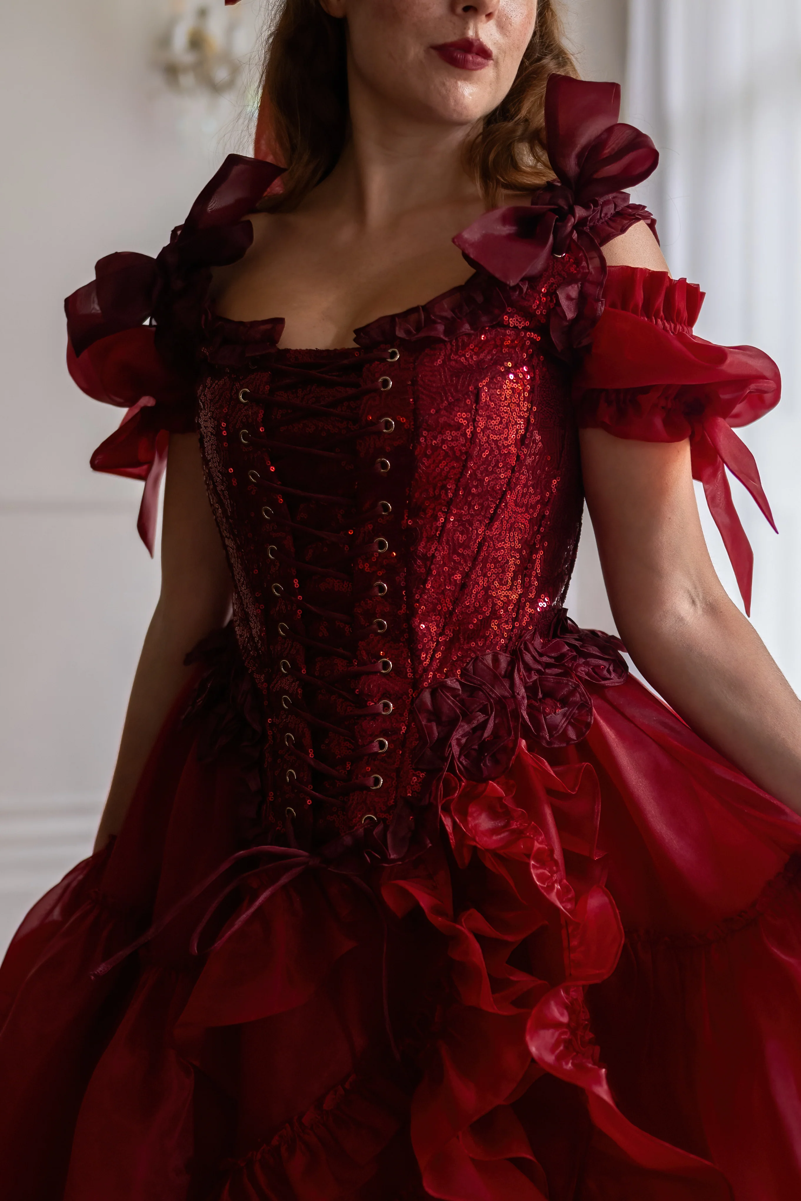 Rouge Étoile Pompadour Corset - Image 5