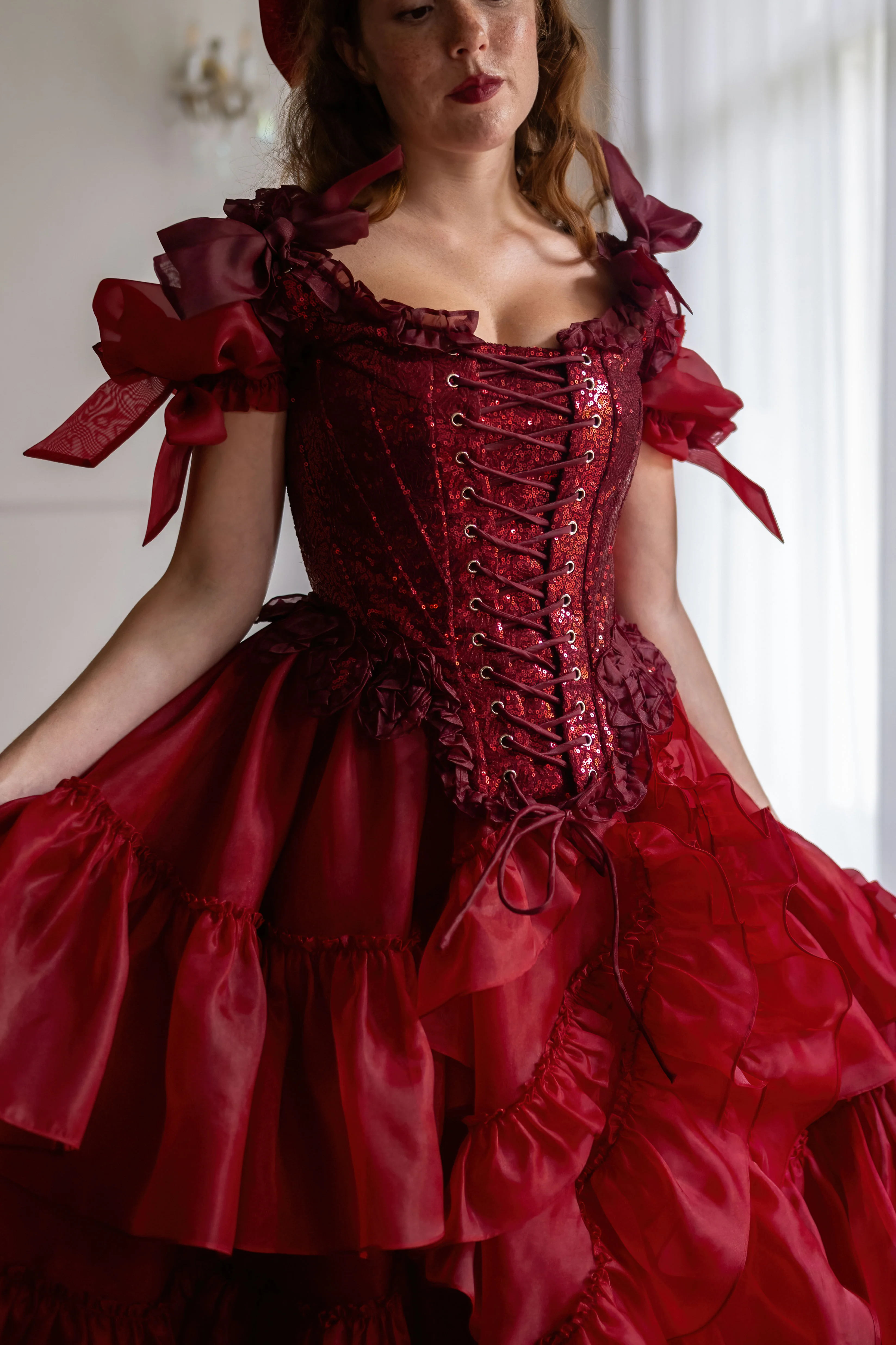 Rouge Étoile Pompadour Corset - Image 6