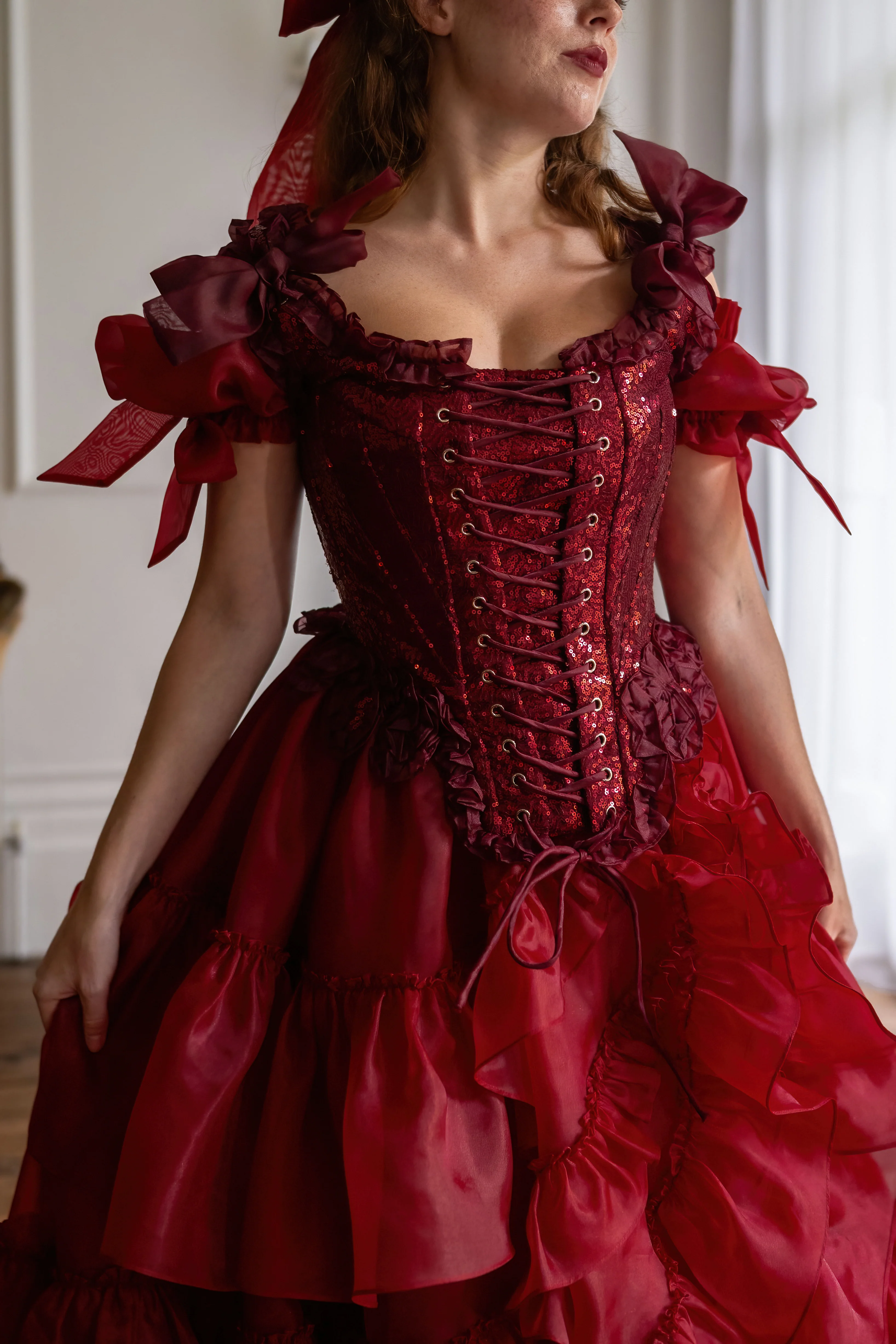 Rouge Étoile Pompadour Corset - Image 8