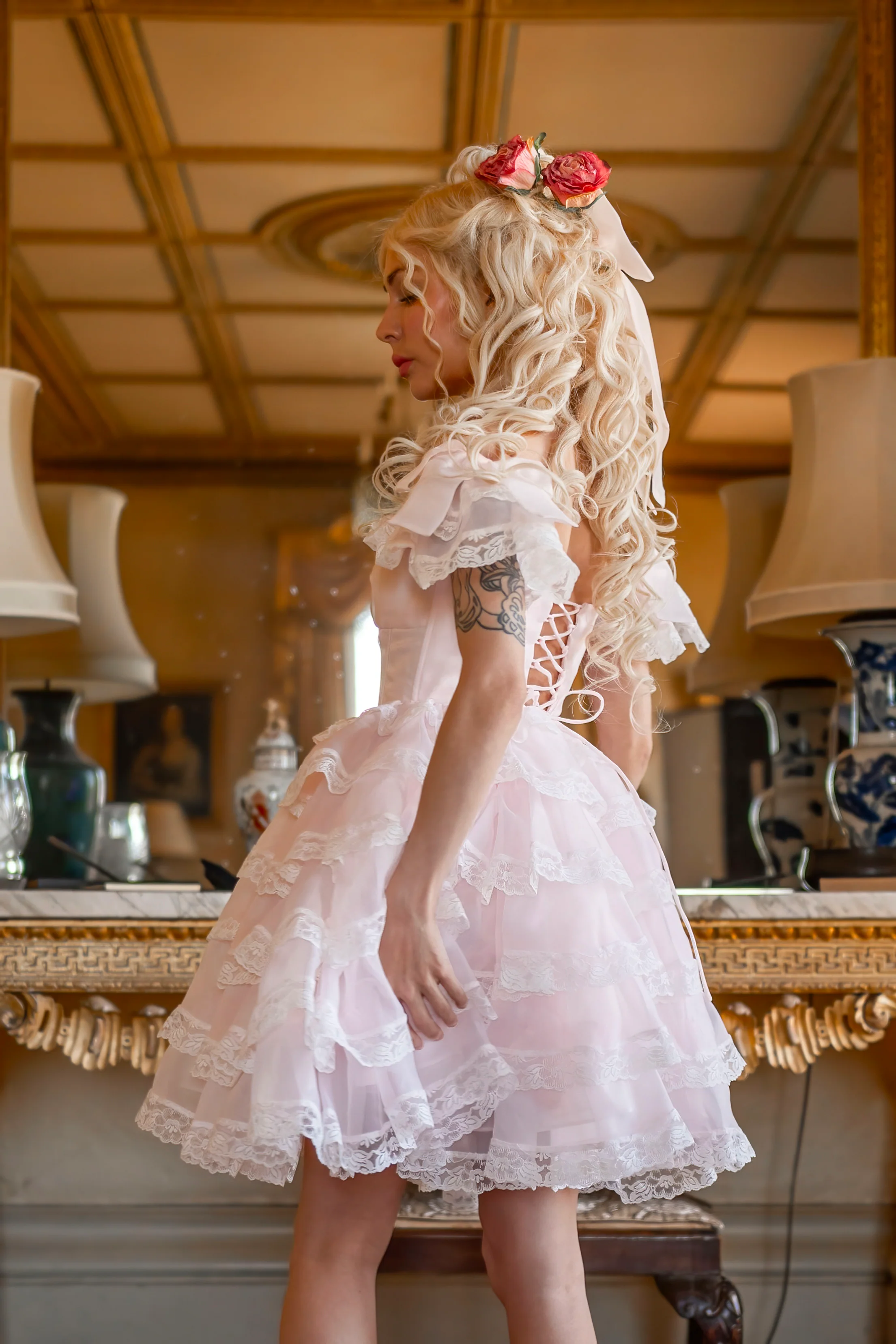 Spun Sugar Heirloom Dress - Image 11