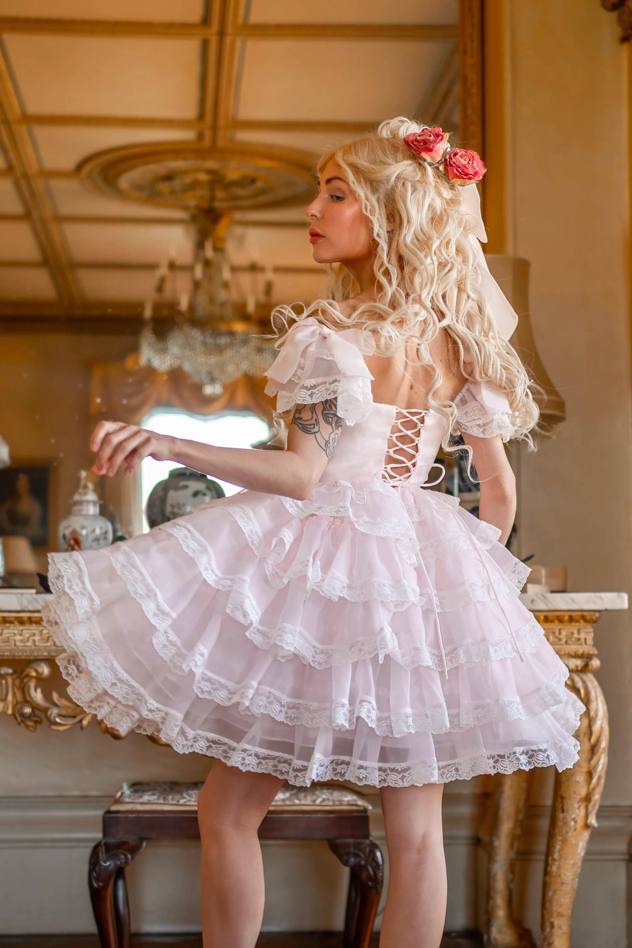 Spun Sugar Heirloom Dress - Image 6