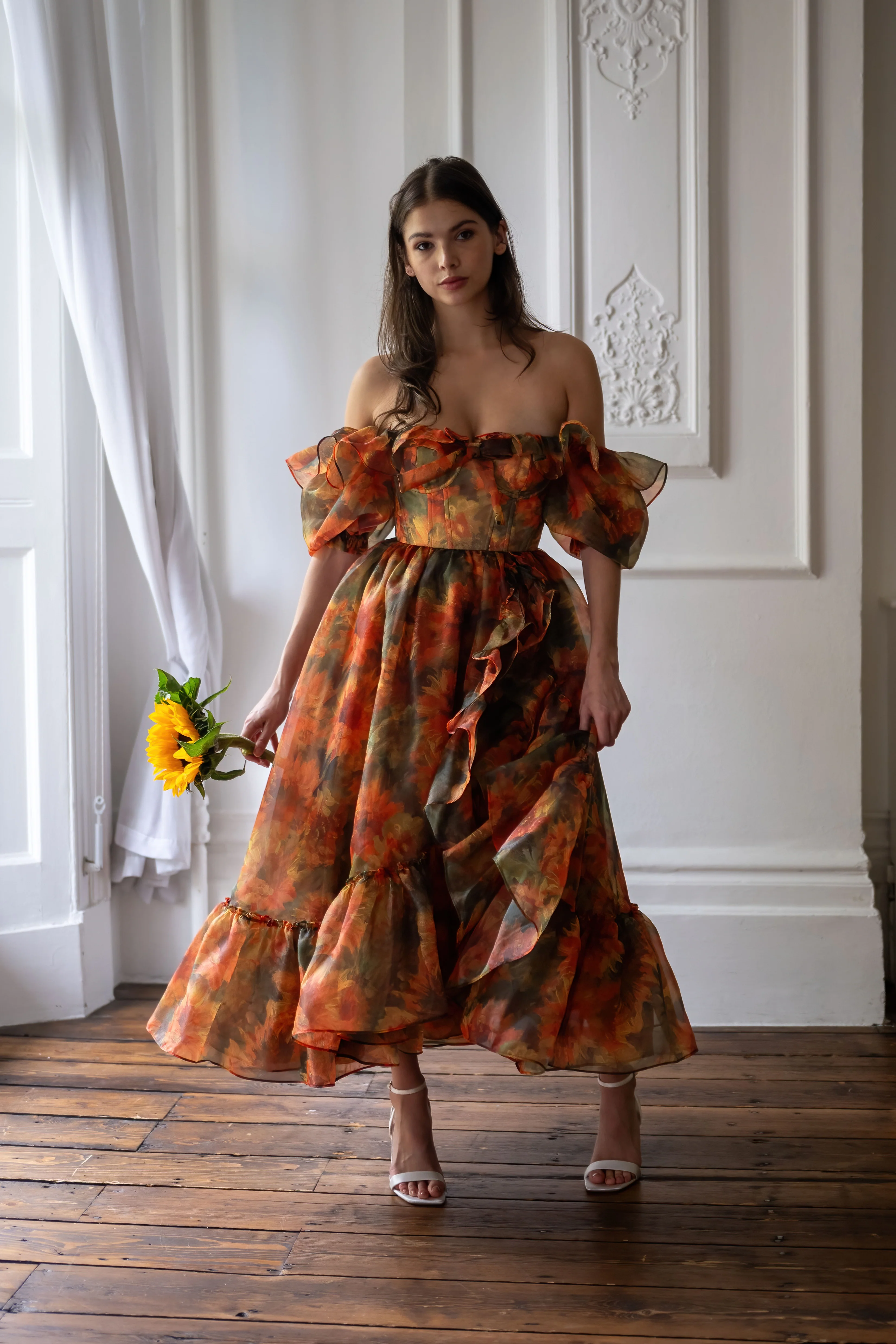 Sunflower Kiss Bluestocking Dress - Image 11