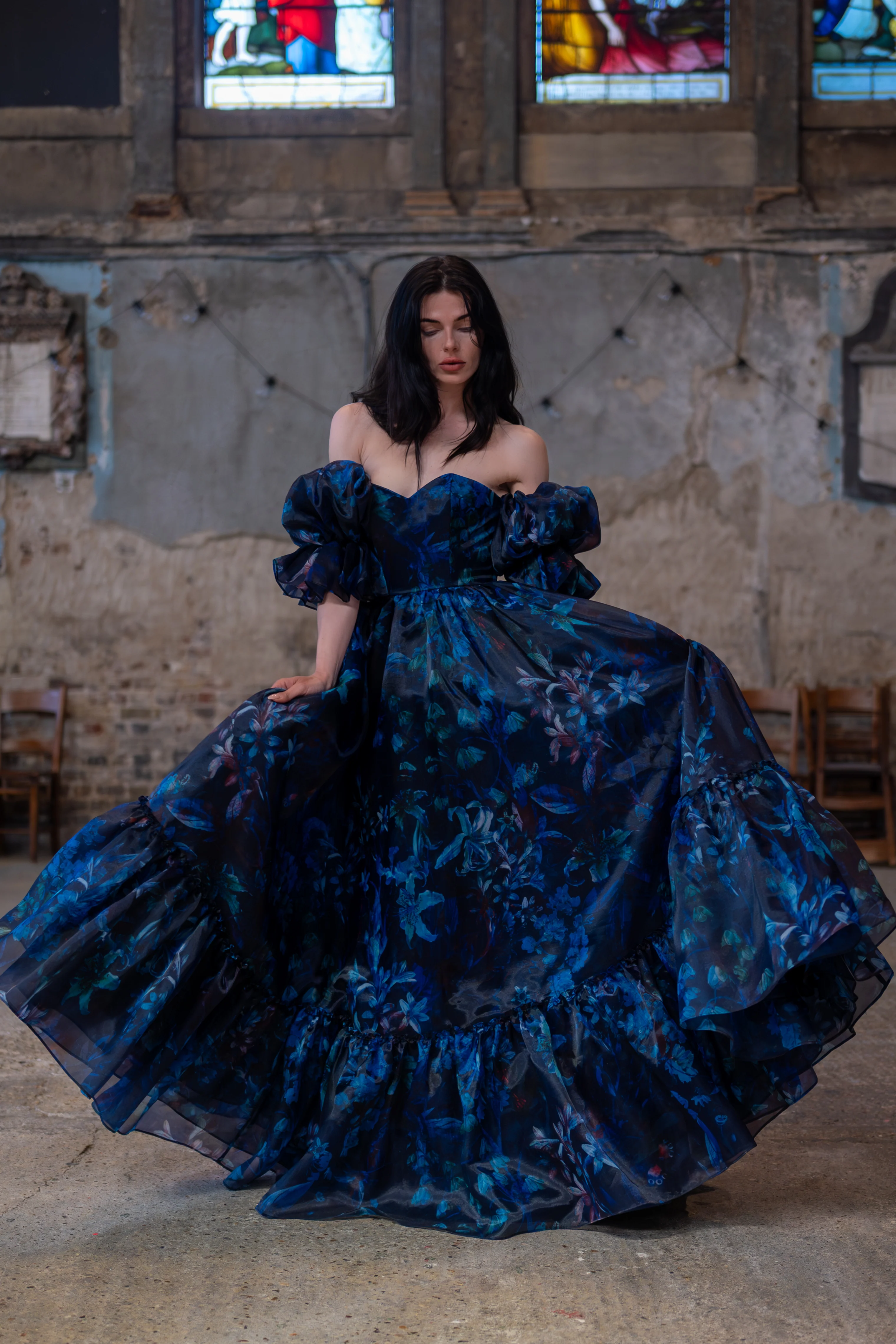 Veiled Glen Belle Gown - Image 11