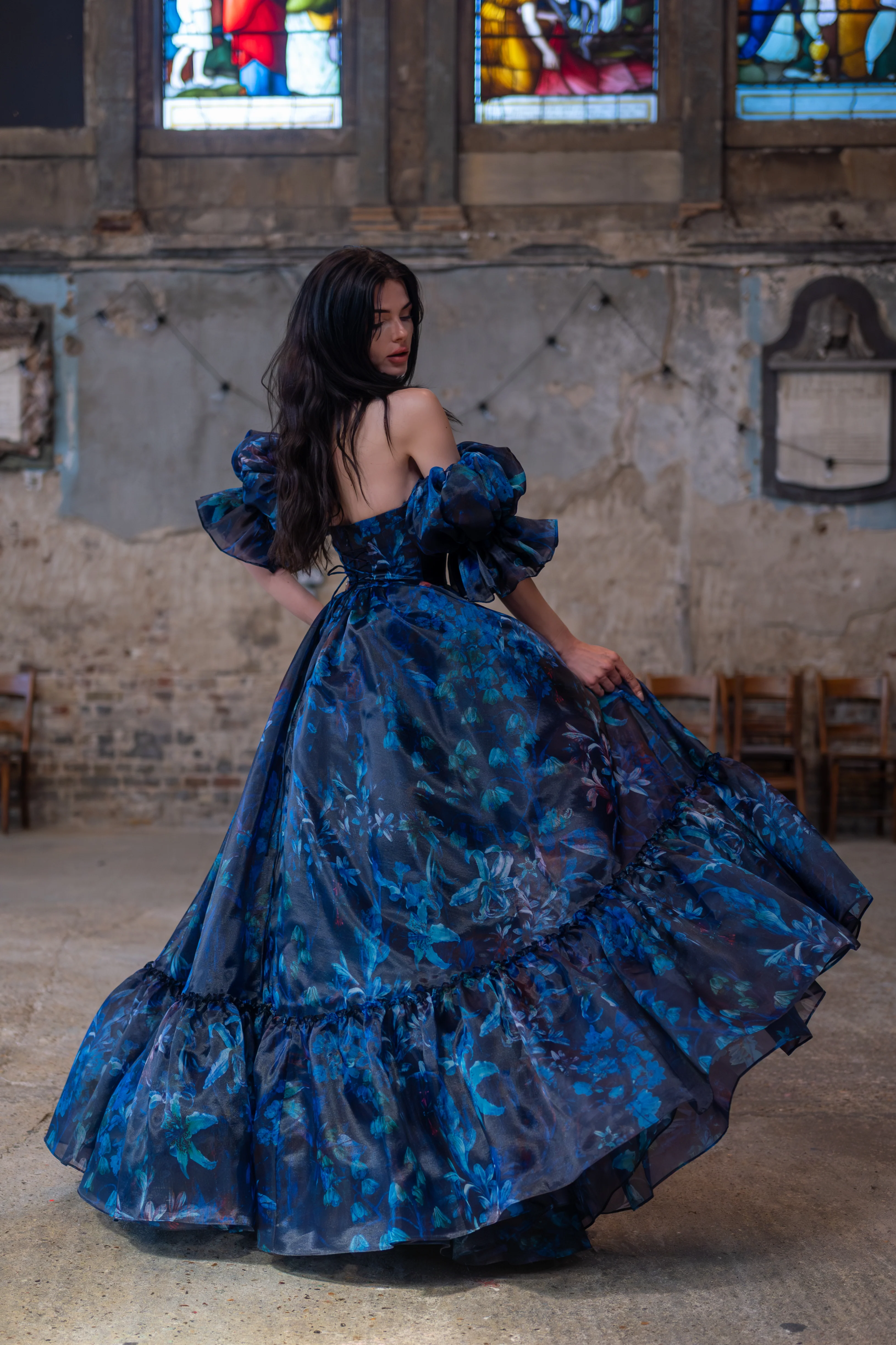 Veiled Glen Belle Gown - Image 8