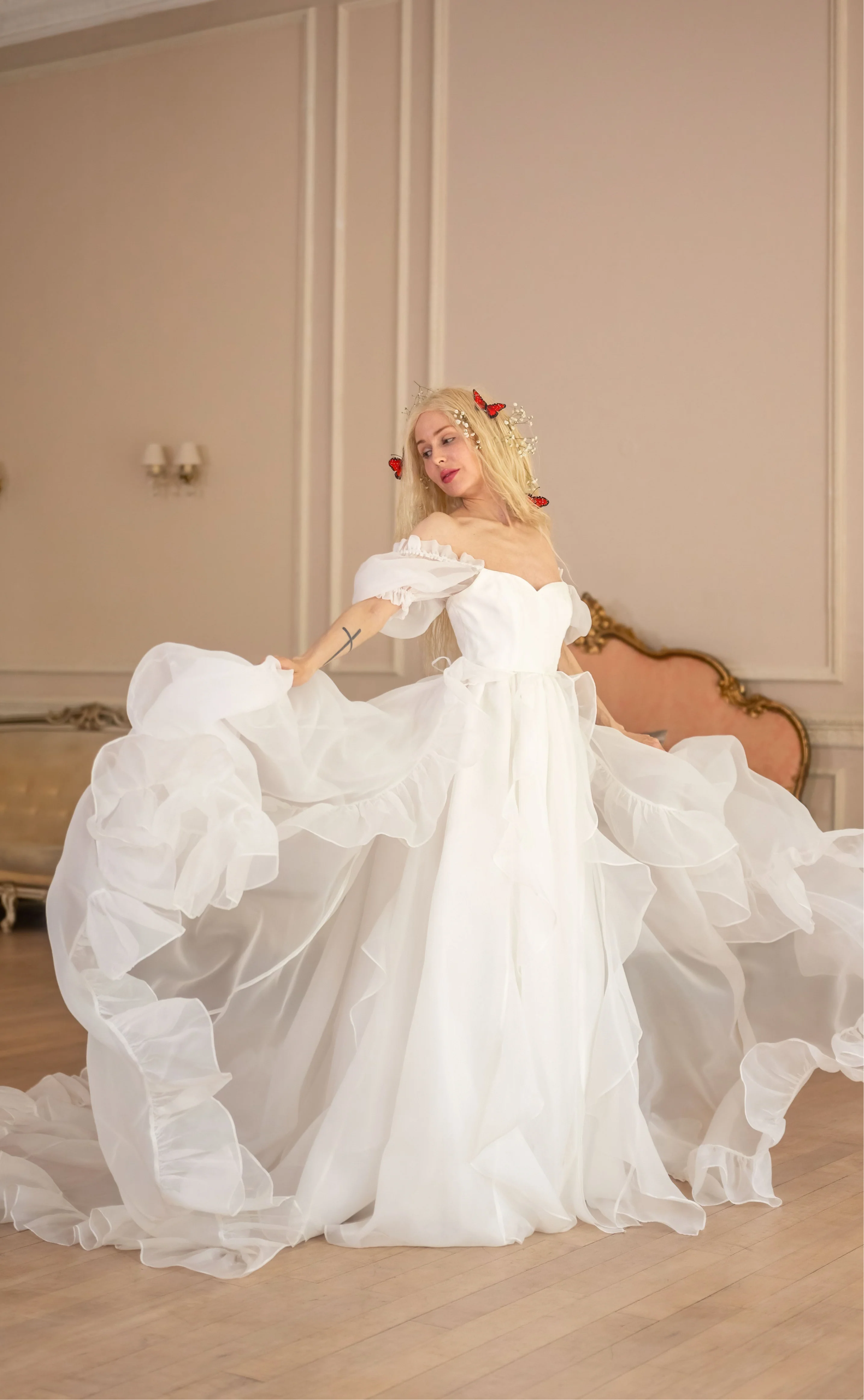 White Swan Chateau Gown - Image 3